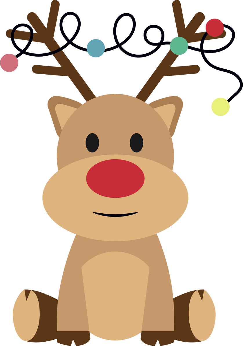 Cute Christmas Elk